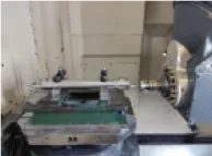 b) Part clamping has no fixed positions, requiring a coordinate system