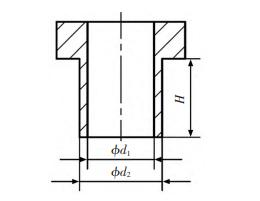 Figure 2　　External dimensions of the machining sleeve