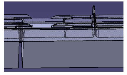 Figure 3. Schematic diagram of three self made auxiliary supports for processing