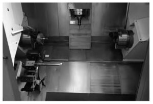 Figure 1　 Work Area of the EMCO 65 Turning and Milling Composite Machining Center