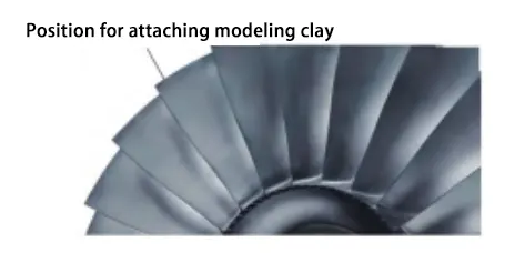 Figure 4 Applying Modeling Clay