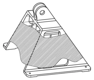 Figure 1 Schematic of Stabilizing Servo Bracket Components