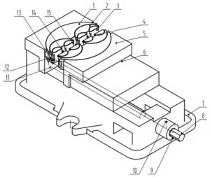 Figure 2 Adaptive Fixture Structure for Irregularly Shaped Parts Figure 2 Adaptive Fixture Structure for Irregularly Shaped Parts