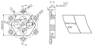 Figure 1 Molded Bend Fitting Part Drawing