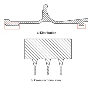 Figure 1 Spiral steam seal groove
