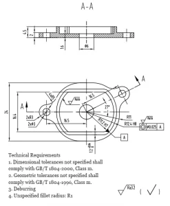 Figure 3 Front Housing Assembly Drawing
