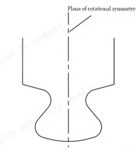 Figure 2 Schematic of the tenon and mortise profile Figure 2 Schematic of the tenon and mortise profile