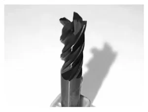 Figure 3 Photograph of a variable helix angle end mill Figure 3 Photograph of a variable helix angle end mill