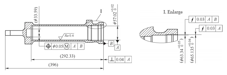Figure 1 Cylinder Component Drawing
