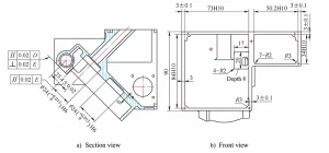 Figure 1 Dimensions of the shell portion