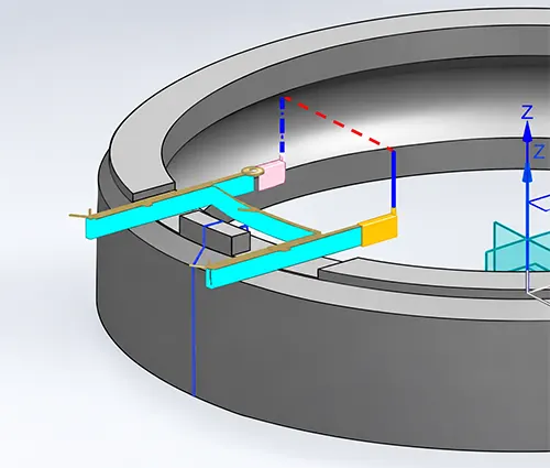 Fig 3 Milling tool path for a single slot Fig 3 Milling tool path for a single slot